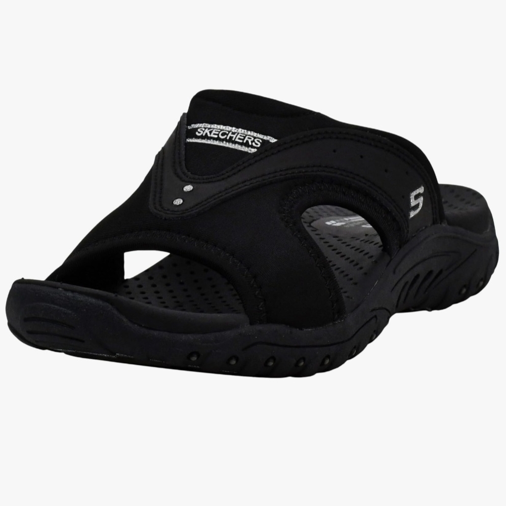 Skechers Black Slide Sandals